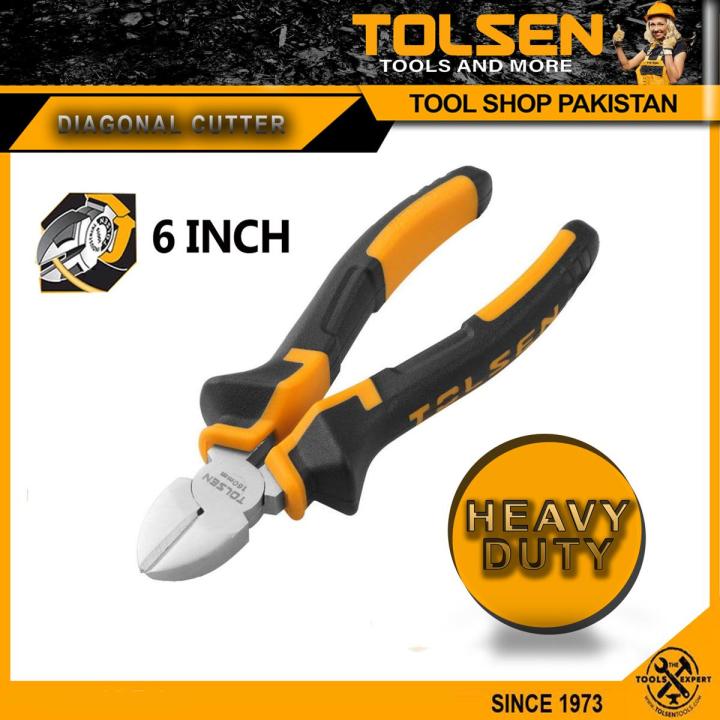 Tolsen Heavy Duty Diagonal Cutter Pliers 6 Inch