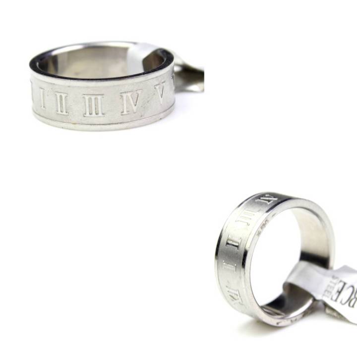 Ring challa for boys high quality Silver
