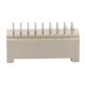 100Pcs BTC BCH LTC ZEC Miner Connector 2X9P Male Socket Curved Pin Suitable for Asic Miner Antminer S9 Z11 L3 S9 X3 A1. 