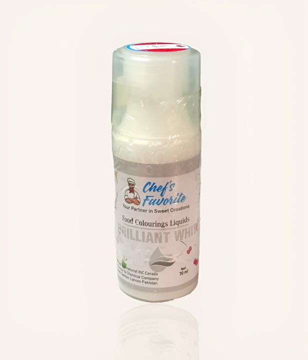 Chef's Favorite Liquid Food Color - Brilliant White