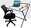 Computer PC Folding Study  Table 3x2 Feet White. 