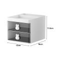 Drawer Storage Box Drawer Design Desk Cosmetics Toiletry Organizer with Drawer. 