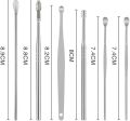 Ear Wax Cleaning Kit, 6 Pcs Ear Pick Tools, Wax Removal Kit, Ear Cleaning Tool Set, Spring Earwax Cleaner Tool Ear Wax Remover, Reusable Ear Cleaner for Children and Adult. 