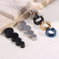 Punk Mens Strong Magnet Magnetic Ear Stud Set -Non Piercing Earrings -Earrings Gift for Boyfriend Lover Jewelry. 