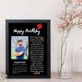 Beautiful happy birthday photo frame - birthday gift - customized frame - gift for boys - gift for girls. 