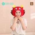 Cartoon Dragon Headgear Fluffy Dragon Plush Hat Cute Zodiac Dragon Doll Costume for New Year Masquerade Party Cosplay Props Accessories Dragon Headgear. 