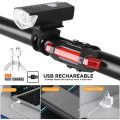 USB Rechargeable Bi-Cycle Light Set Front Light and Back Light Tail Light Easy to Install 3 Modes Bicycle Accessories for the Bicycle. 