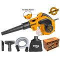 Ingco INDUSTRIAL 2 In 1 - Vacuum Cleaner And Aspirator Blower - 800W Variable Speed and 100% Copper Motor Winding. 