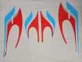 Tanki Tapa Sticker 1998 Model Honda 125 ( COMPLETE SET ). 