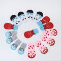 Dog Winter Shoes Anti-Slip Knit Socks Small Pet Cat Shoes Thick Warm Paw Protector Dog Socks. 