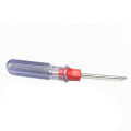 2 in 1 Slotted Cross Head ( + ) & Flat ( - ) Screw Driver Set small size length 5.4 inches. 