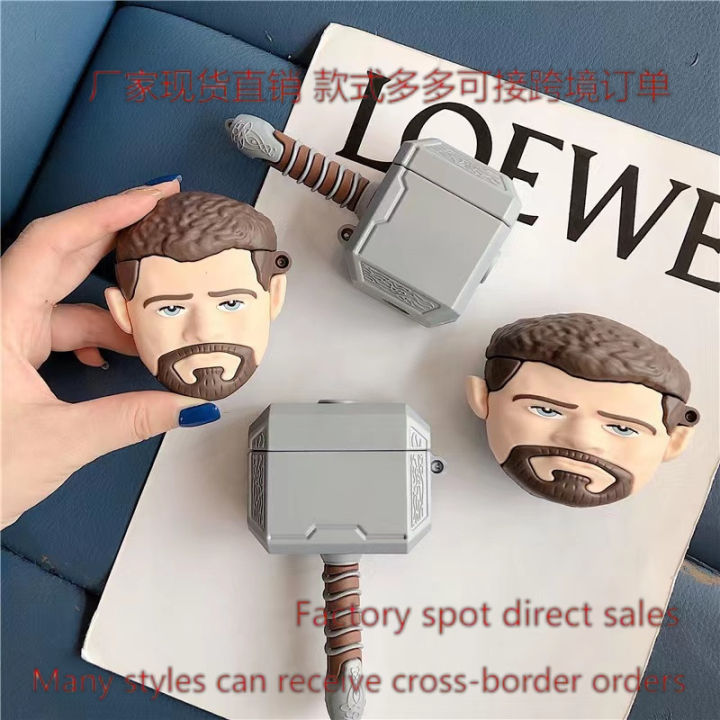 Cartoon Marvel Quake Applicable AirPods 3 Apple Wireless Bluetooth Earphone Cover 1/2/pro Silicone case