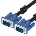 Branded VGA to VGA Monitor Cable Male to Male Cord 1080P Full HD High Resolution for TV Computer Projector-Blue. 