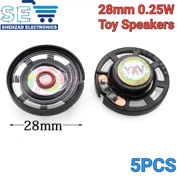 5PCS 28mm 0.25W 16 ohms speaker Small Toy speaker