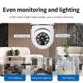Wifi Bulb Camera 1080p Full HD PTZ 360 Rotate Day and Night Vision CCTV Security Protection Audio Record Video Surveillance Camera Wireless Indoor. 