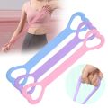 8 Pullers 8-Figure Stretcher Yoga Pilateselastic Band Elastic Rope Arm Back Shoulder Exercise Yoga Stretching Fitness Band Home Fitness Equipment Bodybuilding Resistance Strap Tension Rope Exercise Room. 