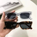 New Rectangle Narrow Retro Frame Sun Glasses For Girls / Men - Small Square Narrow Frame Sunglasses Hollowed Out Glasses For Boys. 