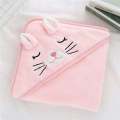 AngelsAttire Cartoon Animal Kids Soft Fast Absorbing Microfiber Coral Fleece Baby Hooded Bath Wrap Baby Towel". 
