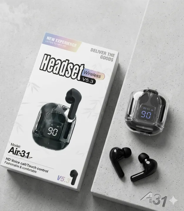 Air-31%20TWS%20Airpor%20Wireless%20Earbuds%20with%20LED%20Power%20Display,%20Super%20Sound%20&%20High-Quality%20Touch%20Sensors,%20Bluetooth%20V5.3%20Stereo%20Headset%20with%20Built-in%20Mic%20&%2010m%20Transmission%20for%20All%20Smartphones%20-%20Image%204