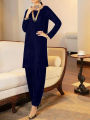 Velvet Simple Dress For Women For Winter. 
