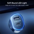 Samsung Super Fast Dual Car Charger (45W+15W) / Galaxy Car Charger (45W+15W) / Original Car Charger For Samsung galaxy S22 Ultra 5G/S22+ 5G/S22/S21 Ultra 5G/S21+ 5G/S21 5G/S20 FE 5G/S20 FE/S20 Ultra 5G/S20 Ultra/S20+ 5G/S20+/ Note20 / Note20 5G. 