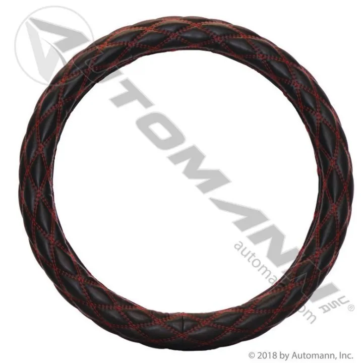 STEERING%20WHEEL%20COVER%20WITH%20RED%20STICHING/%20RED%20THREAD%20DESIGN%20-%20Image%204