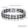 Exclusive Four Color 316L Stainless Steel Lucky Man Unique Charm Bangle Bracelet. 