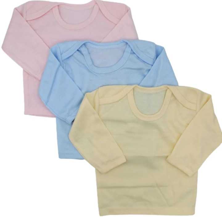 Pack of 3 - Baby Inner - Liner - Baby Vest - Full Sleeves - Multicolors ...