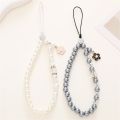 Bracelets Sweatproof Rope Pendant Mobile Phone Peripherals Pearl Pendant Anti-fall Mobile Phone Accessories Mobile Phone Chain. 