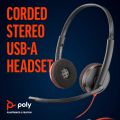 Plantronics Blackwire 3200 Stereo Corded UC Headset With USB-C Connectivity. 