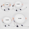 【Miga Plaza】Dual Acrylic LED Recessed Ceiling Panel Down Lights Ultra Slim Lamp for Indoor Office Restaurant. 