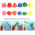 Alarm Clock Puzzle Jigsaw Puzzle Children Educational Toys Develop Digital /Shape /Color Cognition Hand-eye Coordination D5QA. 