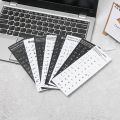 Non Degumming Italian Alphabet Layout Russian Multi-Language Deutsch Laptop PC Keyboard Decal Alphabet Button Layout Letter Protective Film Keyboard Stickers. 
