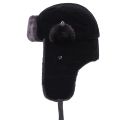 Soviet Military Badge Russian Ushanka Bomber Hat Pilot Hat Faux Rabbit Winter Hat With Fur Earmuffs Snow Hat Cycling Cap Ski Cap. 