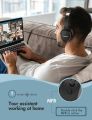 MPOW H19 Hybrid Active Noise Cancelling Headphones, 100H Playtime Over-ear Bluetooth 5.0 Headphones with Rapid Charge, ANC Headphones with Soft Protein Earpads, Hi-Fi Stereo Sounds, Good Bass, 40mm powerful drivers, Wired and Wireless mode, Built-in Mic. 