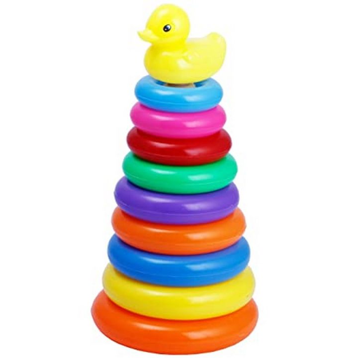 Pile%20Up%20Large%20Ring%20Tower%20Toy%20Rainbow%20Stacking%20For%20Kids%20-%20Multicolour%20-%20Image%202