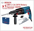 test BOSCH GBH 2-26 F SDS+ PLUS ROTARY HAMMER DRILL IN CARRY CASE WITH QCC. 
