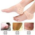 Pair Heel Anti Cracks Silicon Pads Feet Care Products Medical Cracked Silicone Care Heel Cover Cushion Anti-slip Maintenance Foot Heel Protection. 