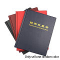 PCCB   Put 200 Pcs Coins Album for Fit Cardboard Coin Holders Professional Coin Collection Book(Color Random). 