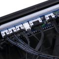 5.25 inch PC Fan Speed Controller Temperature Display LC D Front Panel-as the picture shows. 