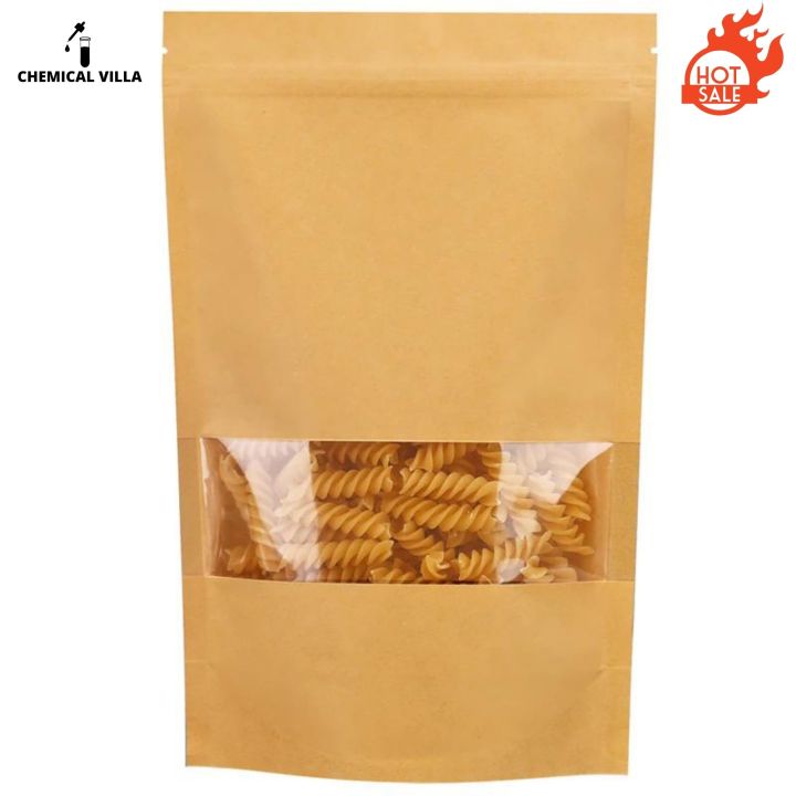 10x15%20cm%2050pcs/Lot%20Brown%20kraft%20paper%20stand%20up%20pouch,%20stand%20up%20paper%20bags%20with%20window%20and%20zipper%20Packaging%20material,Pack%20of%2050%20(10cm%20Width%20x%2015cm%20Length)%20Kraft%20Bags%20with%20Window%20Stand%20Up%20Ziplock%20Seal%20Paper%20Bag%20Resealable%20Large%20Food%20Storage%20Pouch%20-%20Image%2010