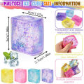 1PC Squishy Colored Ice Cube Fidget Toys Slow Rising Squeeze Toy For Kids Adults STARLITE. 