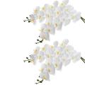 4Pcs 38Inch Artificial Real Contact Orchids Flowers 9Heads Latex Phalaenopsis Stems for DIY Wedding Centerpieces. 