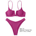 Green Home Women Bikini Set Slim Fit V Neck Backless Women Bathing Suit. 