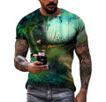Fairy Tale World Myth Magic Forest Men T-shirts 3D print HD pattern hip hop Harajuku personality round neck tee short sleeve top. 