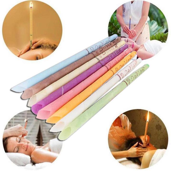 2pcs Straight Style Beewax Ear Candling Therapy Ear