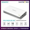 Romoss Polymos 20 20000mAh Power Bank. 