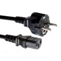 Power Cord For Computer LCD LED | 220-V External Power Cable | Cooper Cable 1.5 Meter. 