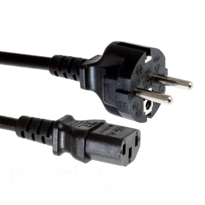 Power Cord For Computer LCD LED | 220-V External Power Cable | Cooper Cable 1.5 Meter