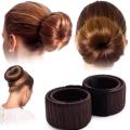 3 Hair Bun Maker, Easy Fast Snap Roll Bun Tool, Original Magic Bun Tool, Donut Hair, Perfect Bun Makers, French Twist Donuts for Updos Kids Women Ballerina Bun Shaper Easybun - Brown. 